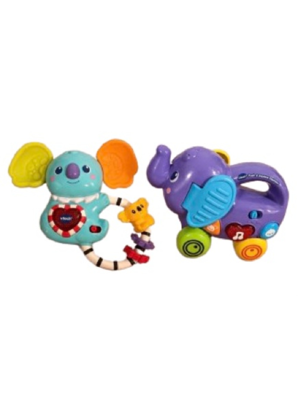 VTech Baby Toy Bundle – Koala & Push & Explore Elephant (Batteries Included)